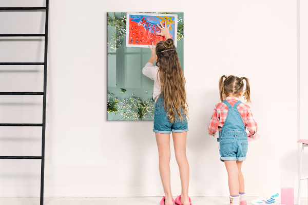 Dry erase board magnetic A creative place for memories and photos