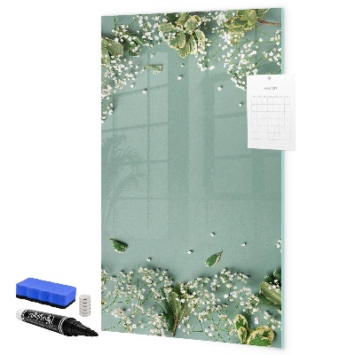 Dry erase board magnetic A creative place for memories and photos