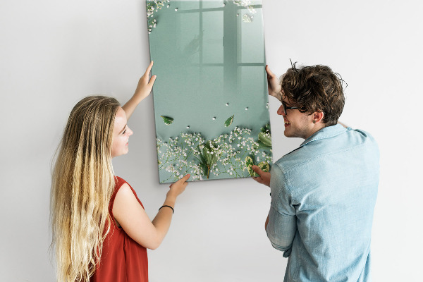 Dry erase board magnetic A creative place for memories and photos
