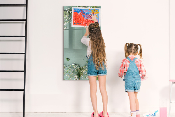 Dry erase board magnetic A creative place for memories and photos