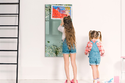 Dry erase board magnetic A creative place for memories and photos