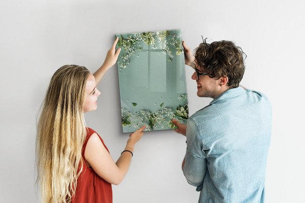 Dry erase board magnetic A creative place for memories and photos