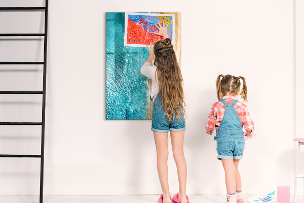 Dry erase board magnetic Reminders from a seaside holiday