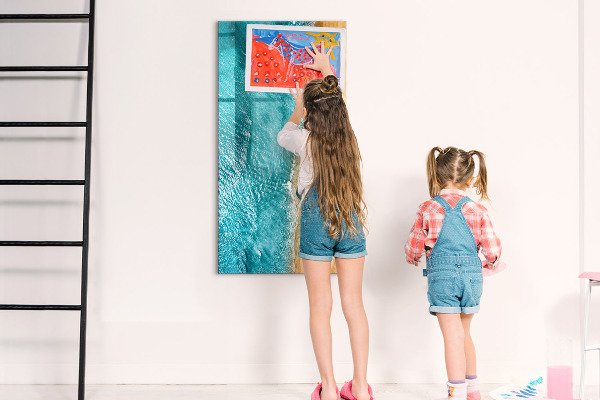 Dry erase board magnetic Reminders from a seaside holiday