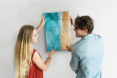 Dry erase board magnetic Reminders from a seaside holiday
