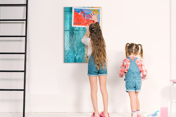 Dry erase board magnetic Reminders from a seaside holiday