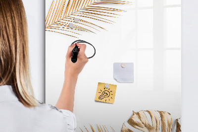 Magnetic dry erase board Stylish photo board with plants