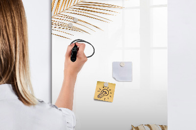 Magnetic dry erase board Stylish photo board with plants