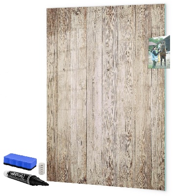 Magnetic dry erase board Photo organizer on the wall
