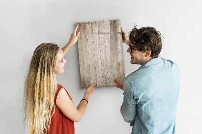 Magnetic dry erase board Photo organizer on the wall