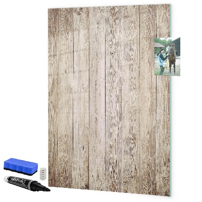 Magnetic dry erase board Photo organizer on the wall