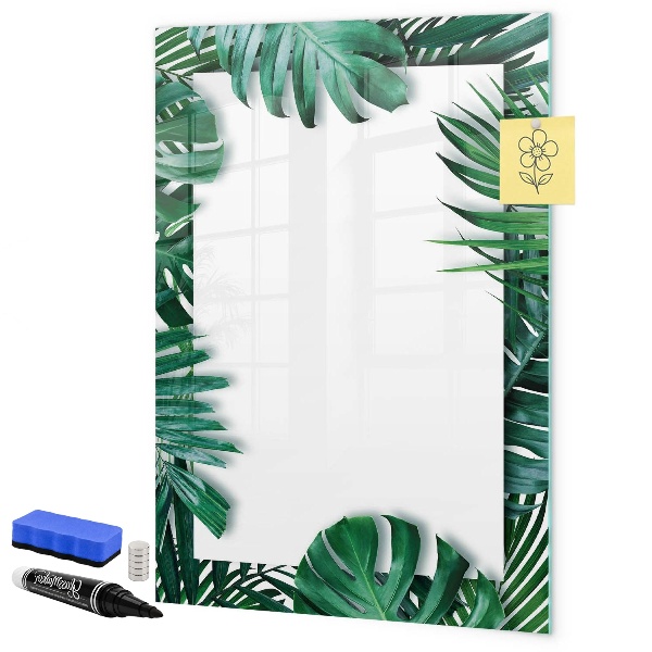Dry erase board magnetic Green board for presenting photos