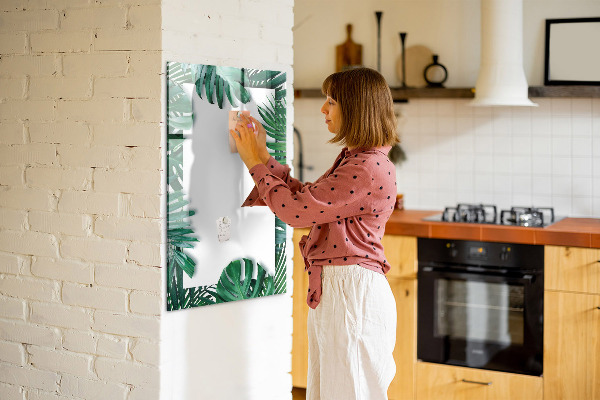 Dry erase board magnetic Green board for presenting photos