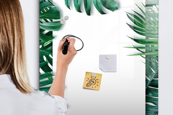 Dry erase board magnetic Green board for presenting photos