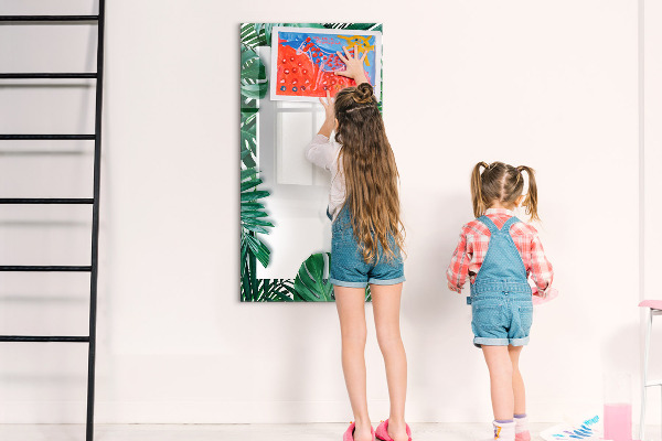Dry erase board magnetic Green board for presenting photos