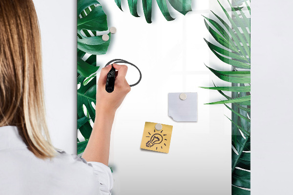 Dry erase board magnetic Green board for presenting photos