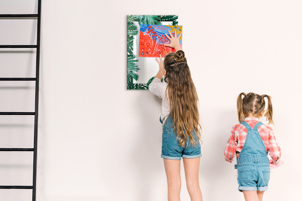 Dry erase board magnetic Green board for presenting photos