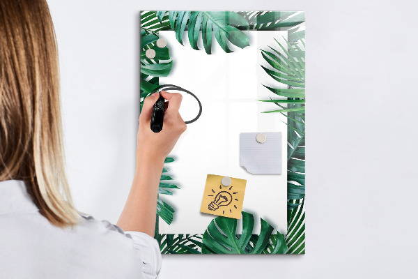 Dry erase board magnetic Green board for presenting photos