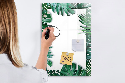 Dry erase board magnetic Green board for presenting photos