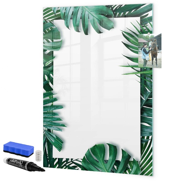 Dry erase board magnetic Green board for presenting photos