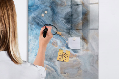 Dry erase board magnetic Modern board for notes and photos
