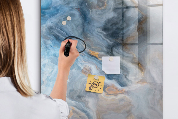 Dry erase board magnetic Modern board for notes and photos