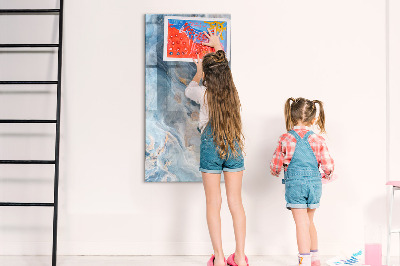 Dry erase board magnetic Modern board for notes and photos
