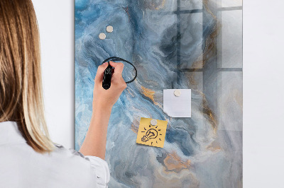 Dry erase board magnetic Modern board for notes and photos