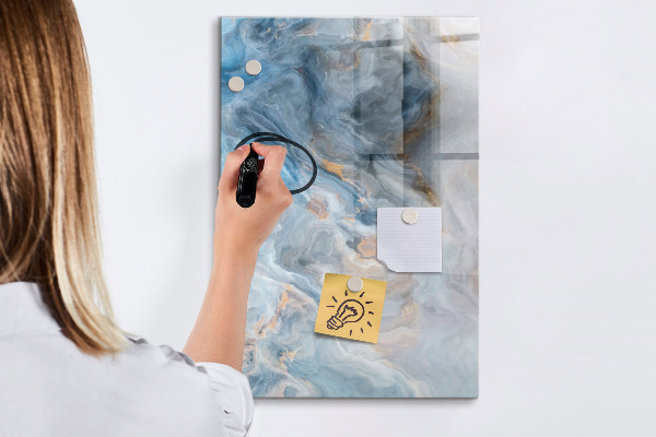 Dry erase board magnetic Modern board for notes and photos