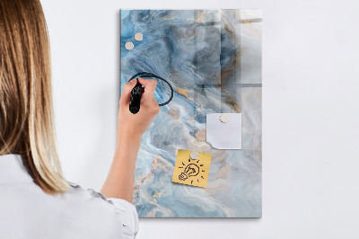 Dry erase board magnetic Modern board for notes and photos