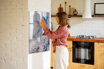 Magnetic dry erase board A creative space for memories and notes