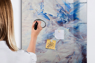 Magnetic dry erase board A creative space for memories and notes