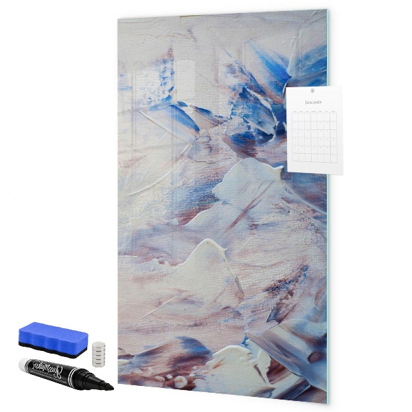 Magnetic dry erase board A creative space for memories and notes