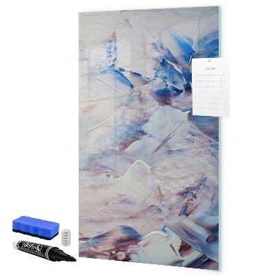 Magnetic dry erase board A creative space for memories and notes