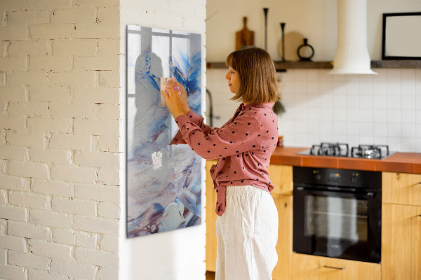 Magnetic dry erase board A creative space for memories and notes