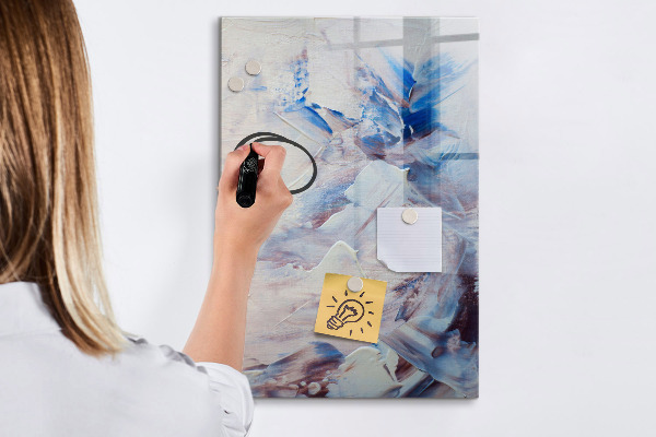 Magnetic dry erase board A creative space for memories and notes