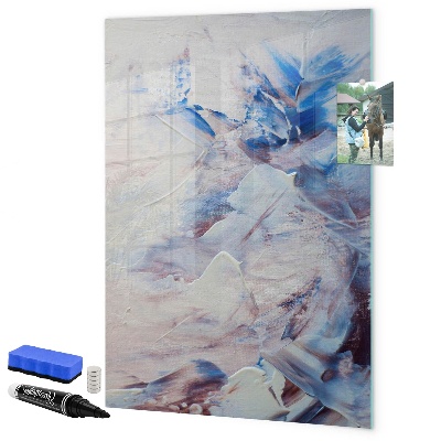 Magnetic dry erase board A creative space for memories and notes