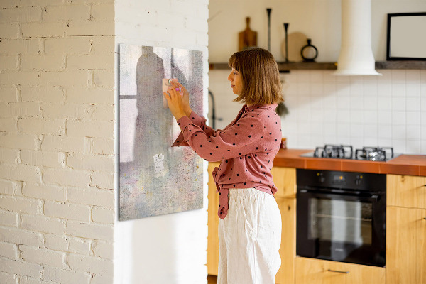 Dry erase board magnetic Creative board for photos and notes
