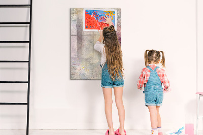 Dry erase board magnetic Creative board for photos and notes