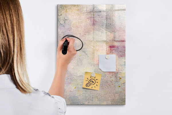 Dry erase board magnetic Creative board for photos and notes