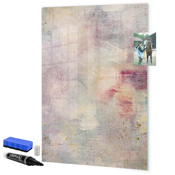 Dry erase board magnetic Creative board for photos and notes