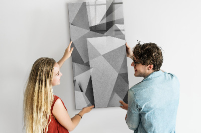Magnetic dry erase board Modern board for notes and photos