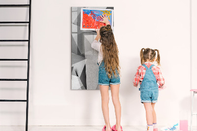 Magnetic dry erase board Modern board for notes and photos
