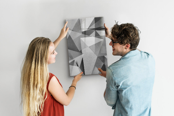 Magnetic dry erase board Modern board for notes and photos