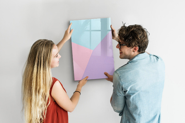 Dry erase board magnetic A colorful board for notes and photos