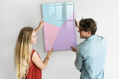 Dry erase board magnetic A colorful board for notes and photos