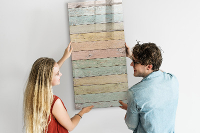 Magnetic dry erase board Stylish board for photos and notes