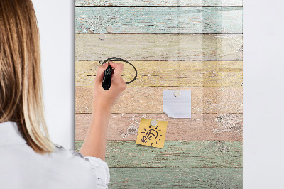 Magnetic dry erase board Stylish board for photos and notes