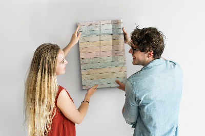 Magnetic dry erase board Stylish board for photos and notes