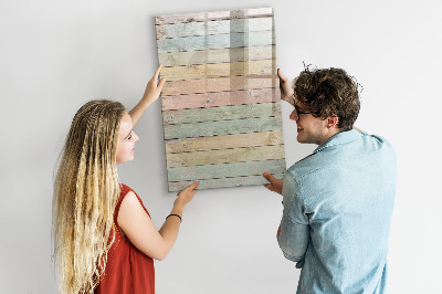 Magnetic dry erase board Stylish board for photos and notes